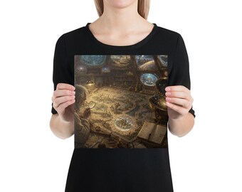The Cartographer of Impossible Places - Canvas
