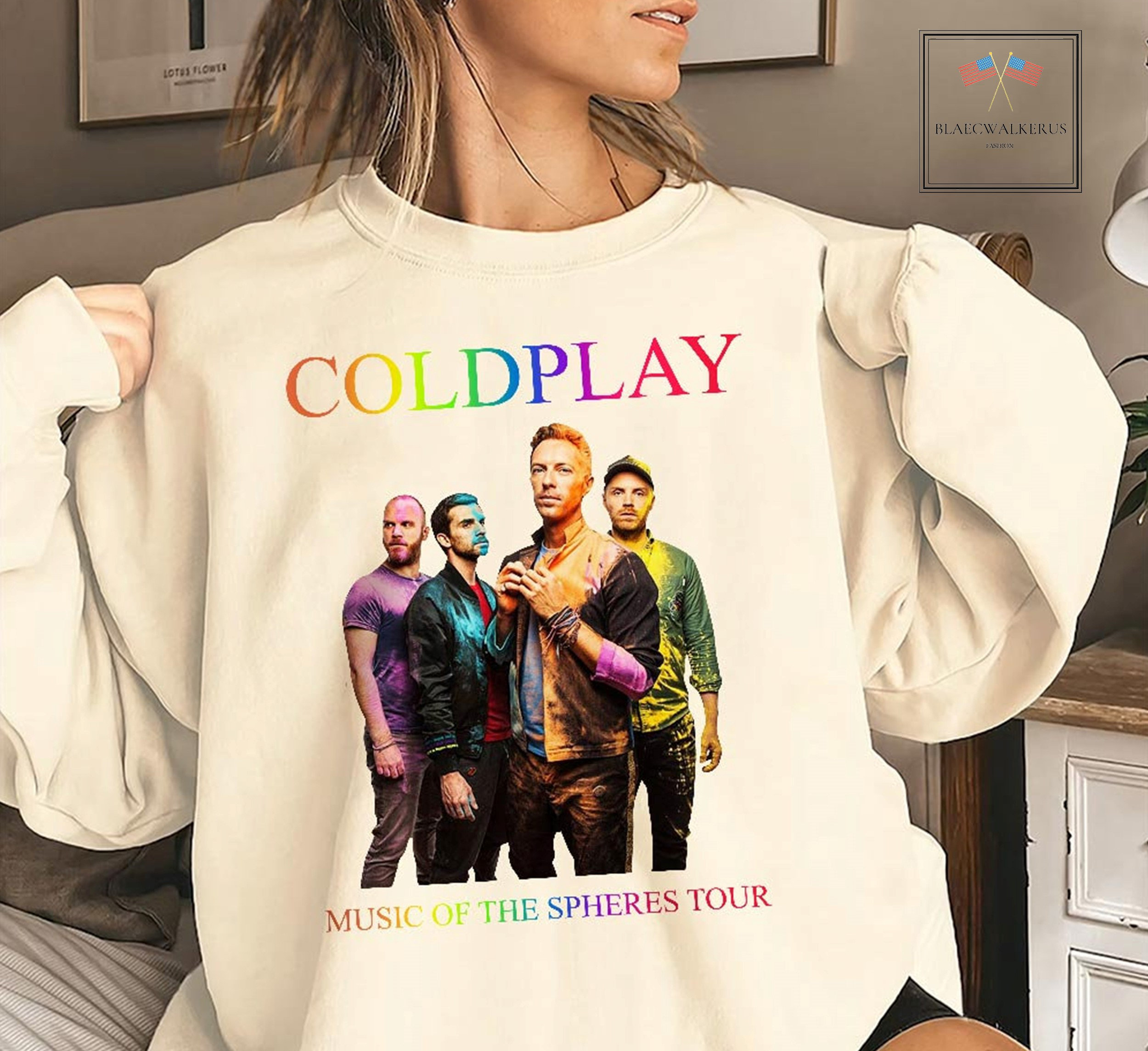 Coldplay Music of the Spheres Tour 2023 Double Sided sold by Charles Wang, SKU 40188673