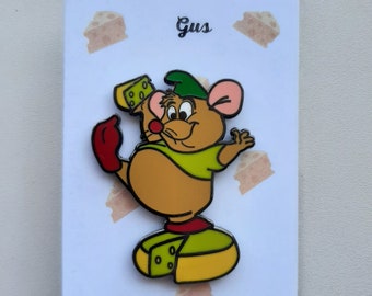 Harde emaille pin Gus (Assepoester)