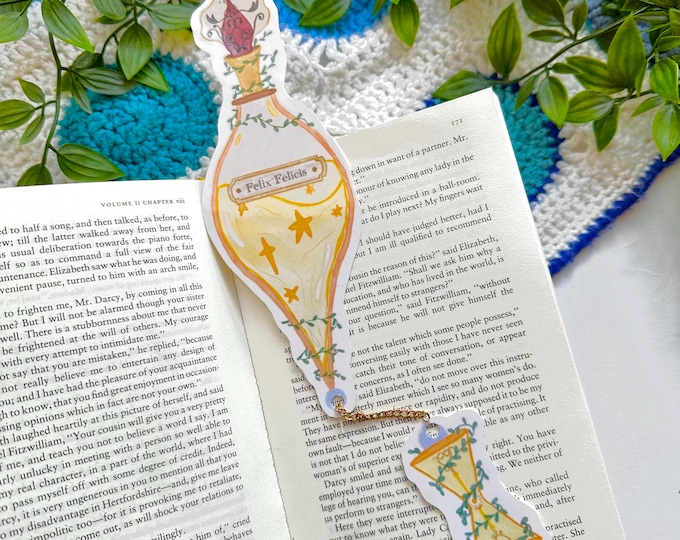 Felix Felicis Potion Bookmark: Wizarding World Lucky Charm