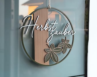 Autumn Door Decoration Wreath – Autumn Loop “Autumn Magic” | Door decoration, autumn wreath, autumn decoration