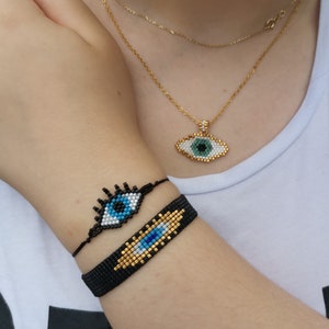 Handmade Adjustable Miyuki Bracelet, Miyuki Bead Bracelet, Friendship Bracelet, Miyuki Pattern, Unique Bracelet