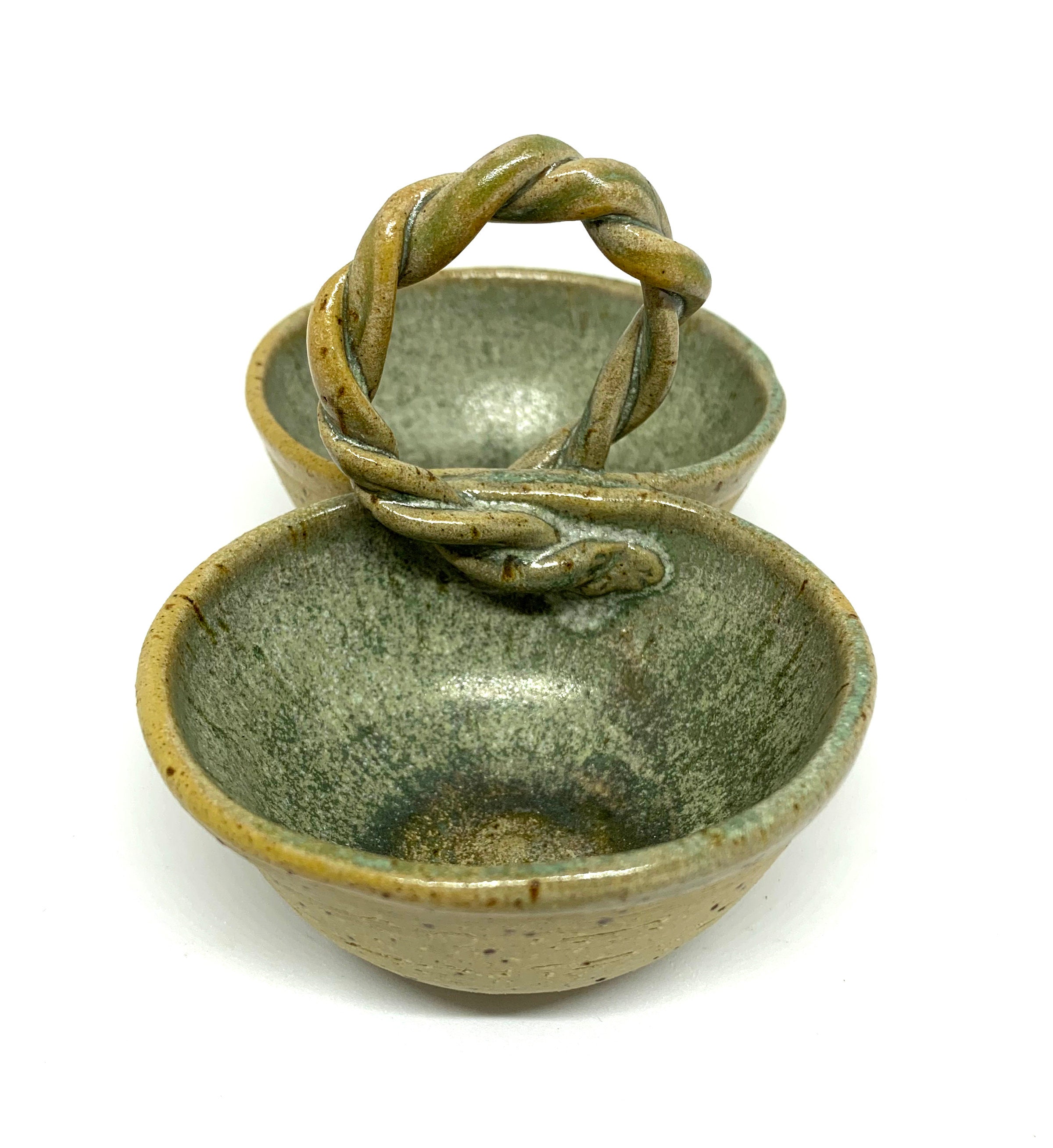 Salt and Pepper Seasoning Pinch Pot Handmade Pottery Pepper Etsy