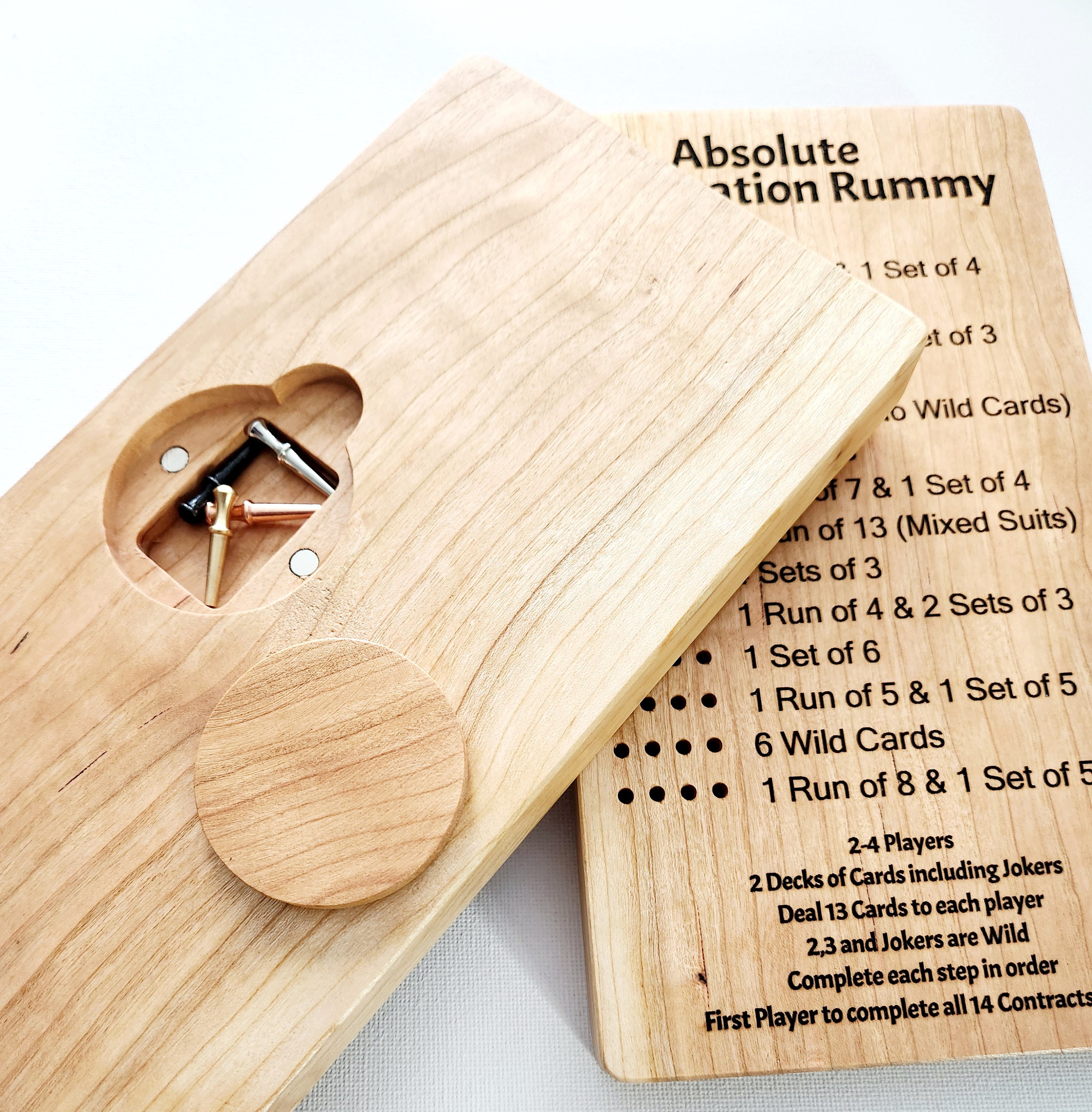 Frustration Rummy / Absolute Frustration Rummy Wooden Board Games ...