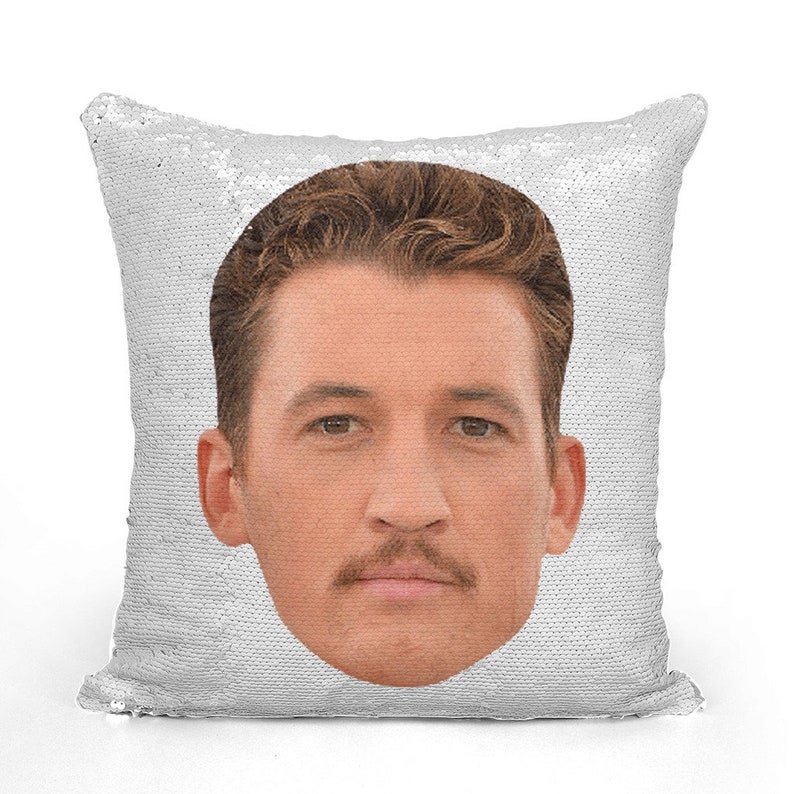 Miles Teller Sequin Pillow Celebrity Pillow Cushions Cool Pillow Case