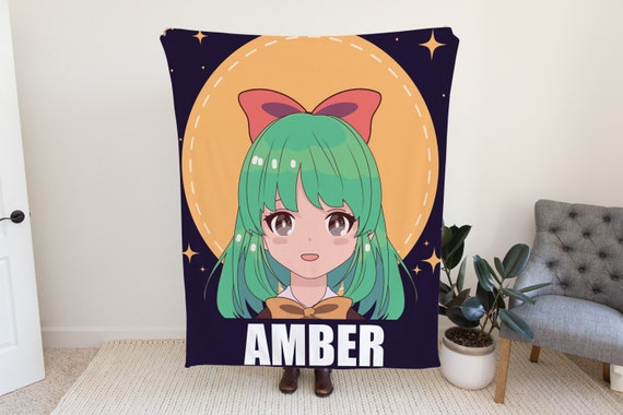 Custom Anime Blanket, Personalized Blanket with Anime Design, Cute Anime Blanket Gift Idea, Gift for Anime Fans, Personal Anime Gift Idea