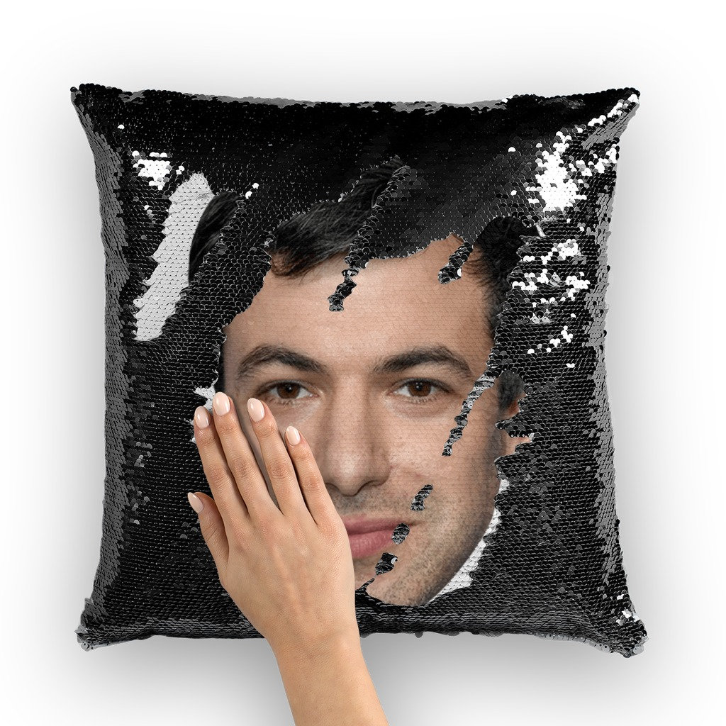 Nathan Fielder Sequin Pillow Celebrity Pillow Cushions Cool Pillow Case