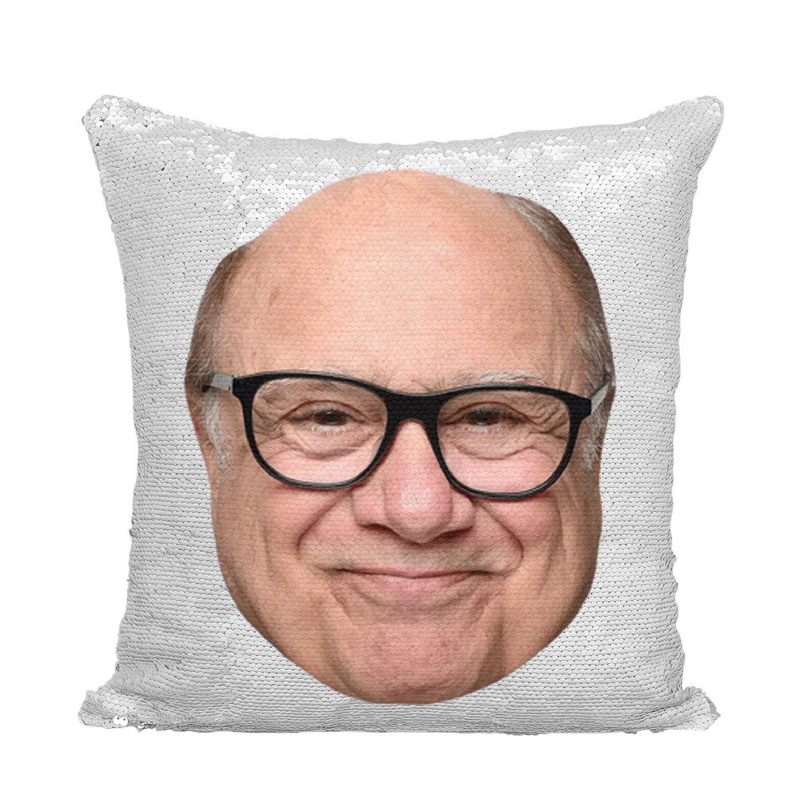 Danny Devito Sequin Pillow Celebrity Pillow Cushions Cool Pillow Case