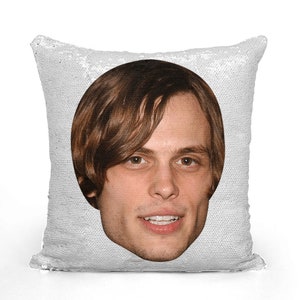 Matthew Gray Sequin Pillow Celebrity Pillow Cushions Cool Pillow Case Funny Gift Idea for 500 Days of Summer Movie Fans image 8