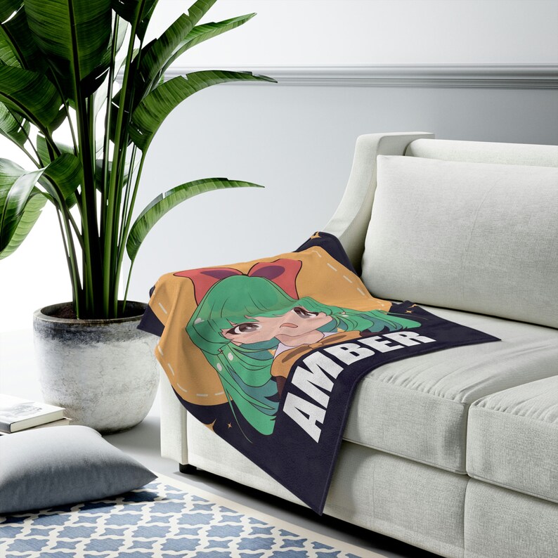 Custom Anime Blanket, Personalized Blanket with Anime Design, Cute Anime Blanket Gift Idea, Gift for Anime Fans, Personal Anime Gift Idea image 4