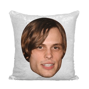 Matthew Gray Sequin Pillow Celebrity Pillow Cushions Cool Pillow Case Funny Gift Idea for 500 Days of Summer Movie Fans image 4