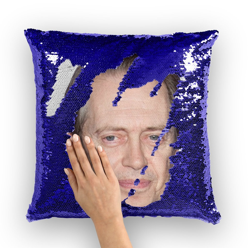 Steve buscemi sequin pillow sales