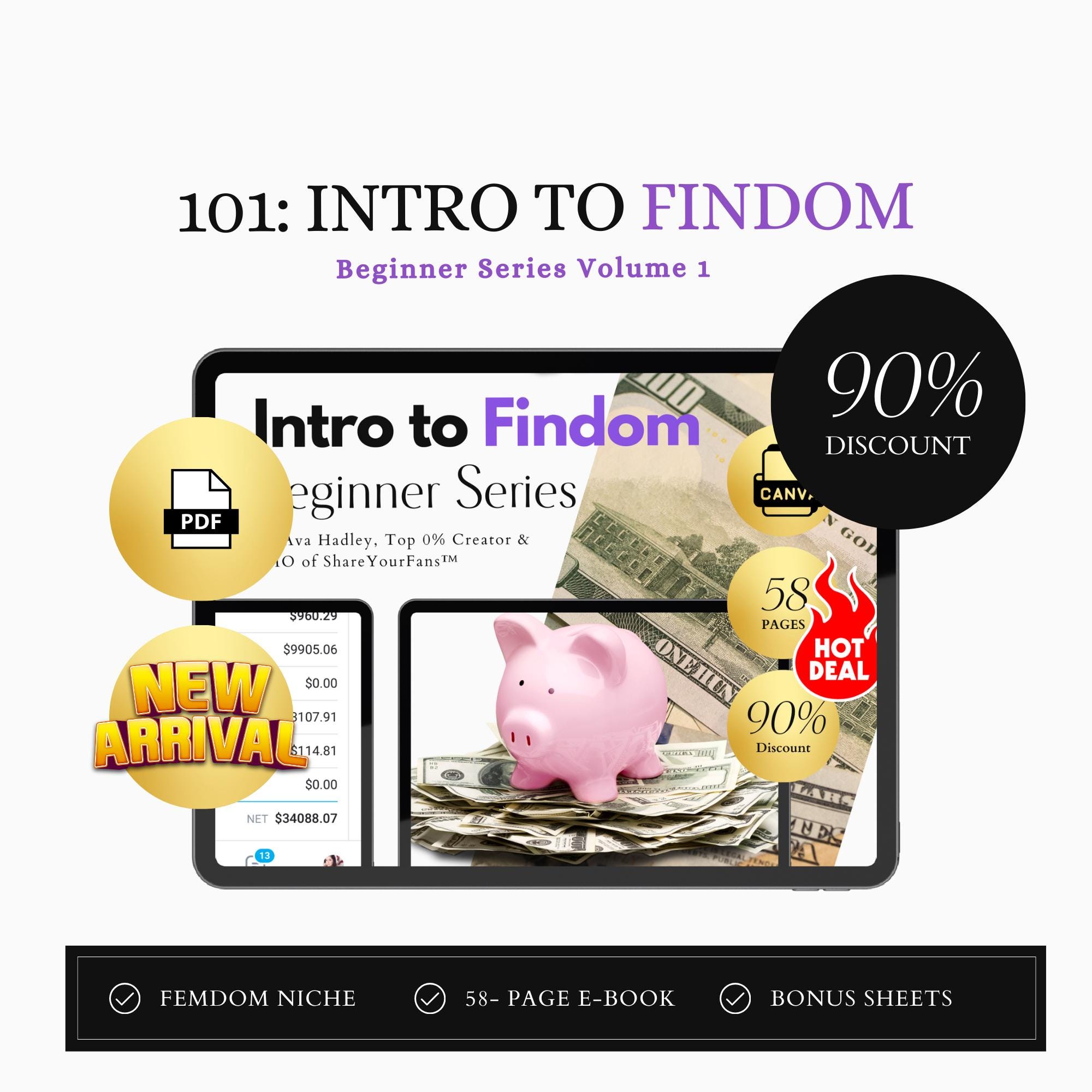 Findom 101: Intro to Findom 2025 Edition - Digital Domination Ebook for Aspiring Financial Dominatrices & Empowerment