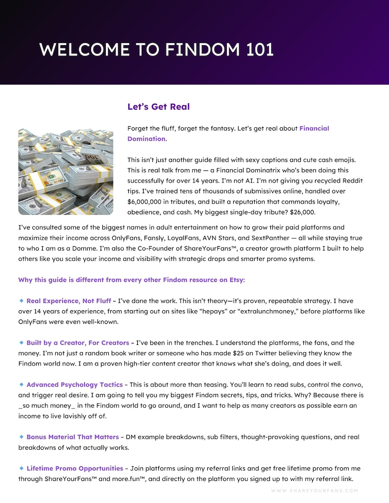 Findom 101 Ebook: Financial Domination for Beginners (Digital Download) image 5