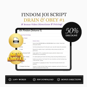 Findom JOI Video Script (12-15 MIN) | High-Earning OnlyFans & Sexting Roleplay Guide for Ultimate Pleasure