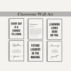 Classroom Posters, Students Wall Art, Modern Classroom, School Printables, Classroom Decor, Growth Mindset, Teacher Gift