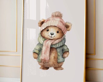 Decor kinderkamer, neutrale kinderkamer print, boho kinderkamer muur, kinderkamer kunst aan de muur, baby meisje print, nieuwe baby afdrukbare, kunst aan de muur kinderkamer
