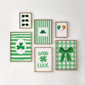 Irish Gallery Wall Home Decor, Ireland Print, Irish Print, printable wall art, Shamrock Art, Green Nursery Decor, Irish Gift