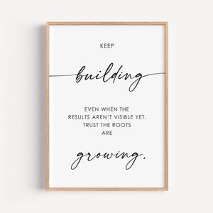 Motivational Poster for Office Wall Art, Work Motivation Print, Teamwork Wall Decor, Workplace Inspirational Signs