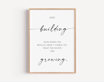 Motivational Poster for Office Wall Art, Work Motivation Print, Teamwork Wall Decor, Workplace Inspirational Signs