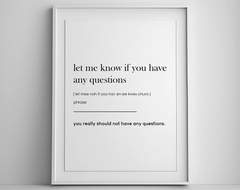 office wall decor, funny office sign, home office decor, office wall art, office decor for women, digital print