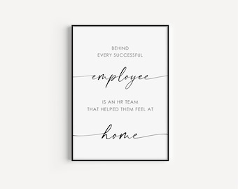 Printable Quotes for HR Decor, HR Office Decor, Funny HR Gifts, Downloadable Prints, Human Resources Wall Art, Office Gift Art
