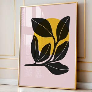 Floral Wall Art, Vintage Art Print, Boho Printable Art, Flower Market Poster, Floral Boho Wall Art Poster Prints, Boho Abstract Flowers