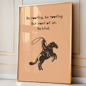 Cowboy Quote Print, Horseback Riding Poster Vintage Cowboy Art, Wall Decor, Western Art Print, vintage horse art