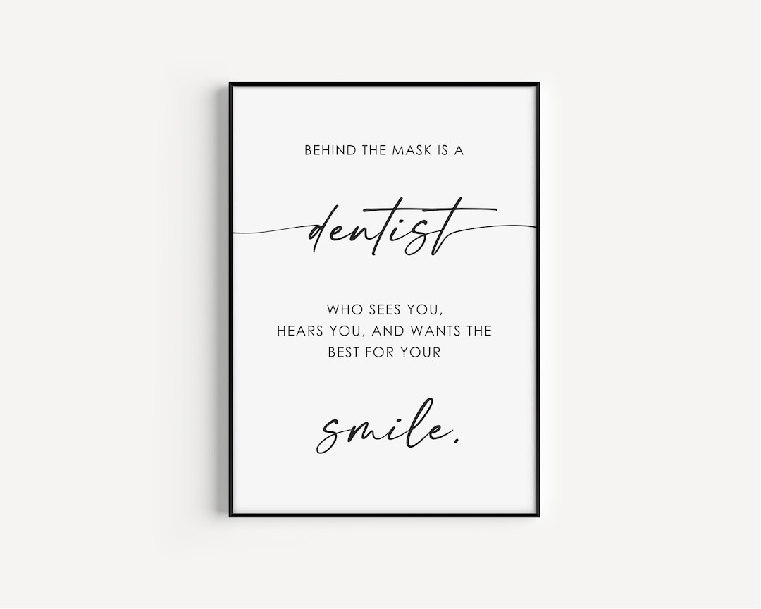 歯科医院の装飾、面白い歯医者の名言、新米歯医者さんのための印刷可能な壁アート、歯科医院の壁アート、歯医者さんへのギフトプリント、デジタルダウンロード  - Etsy 日本, image size:1080x864