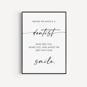Dental Office Decor, Funny Dentist Quotes, Printable Wall Art for New Dentist, Dental Clinic Wall Art, Dentist Gift Print, Digital download
