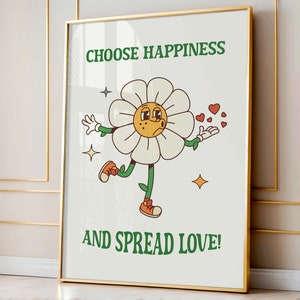Retro Quote Digital Prints Wall Art, Home Wall Decor, inspirational classroom decor, kids room decor, Positive Wall Art, printable wall art