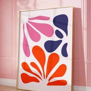 Flower Decor, Exhibition Posters, Botanical Prints, Flower Print, Floral Boho Wall Art Poster Prints, Colorful Decor