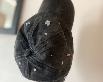 Butterfly Brains Embroidered Hat