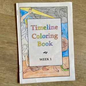 Cycle 1 2 3//Week 1//Classical Conversations//Timeline//Memory Work//Coloring Book