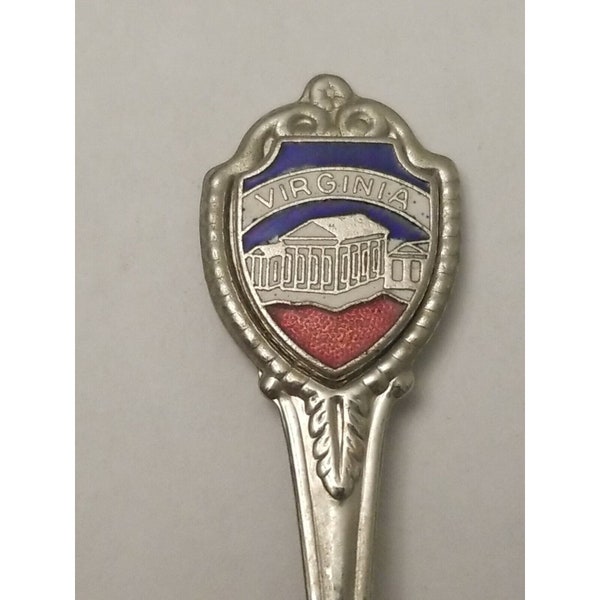 Spoon US Collectible Virginia enameled vintage souvenir