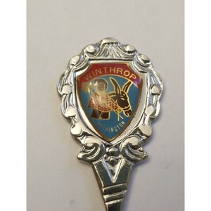 Souvenir spoon vintage Washington Winthrop engraved 1982