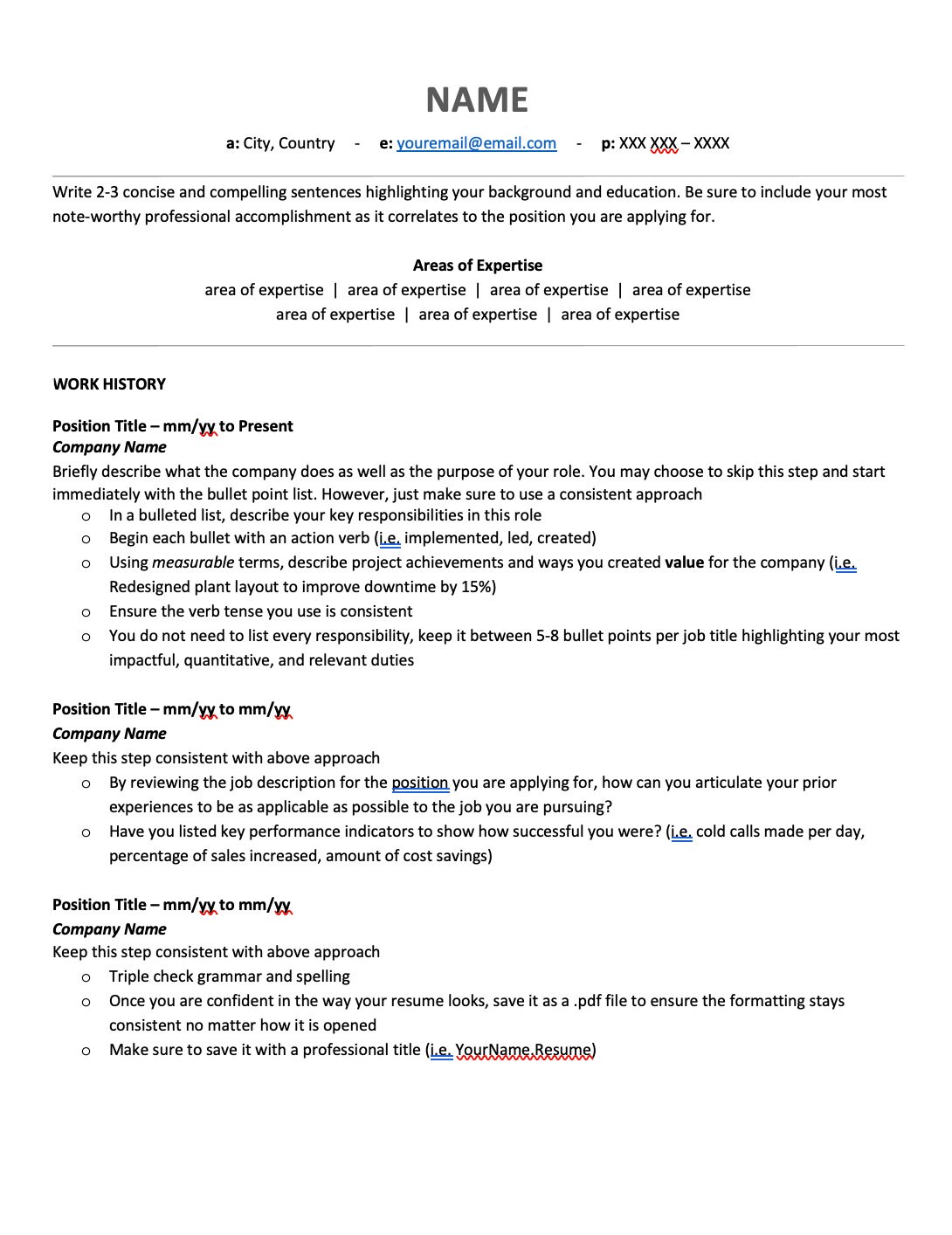 simple-and-easy-to-use-resume-template-etsy