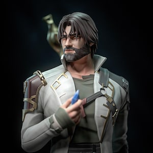Jayce Arcane 3D-figuur: League of Legends Limited Edition harsbeeldje