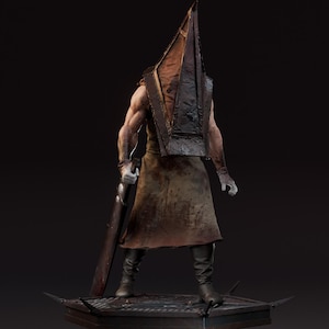 3D Printed Pyramid Head Statue 1/8 Scale  | Inspired by Silent Hill 2 | Hand Painted Fan Art | Horror Game Collectible