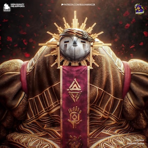 Esquie Inspired Fan Made Collectible / Dark Fantasy Resin Statue / Hand Painted Limited Edition Figurine