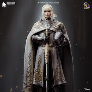 Needle Knight Leda Statue: Hand-Painted  Resin Collectible - 1/4 Scale