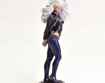 Storm 3D-Printed Bust: Hand-Painted Inspired of X-Men Resin Statue