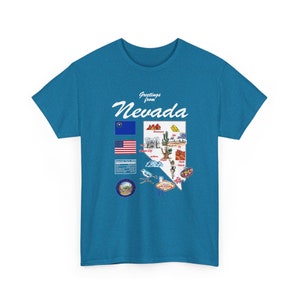 Nevada State Map - Unisex T-Shirt, Kunstdruck, Hoodie, Sweatshirt, Shirt, T-Shirt, T-Shirt, T-Shirt, Geschenk, Vintage-T-Shirt, Unisex-T-Shirt