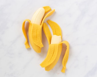Banana Squeeze Toy, Sensory Anxiety Relief Stress Ball, fidget toys for adults, fruit squishy