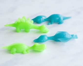 Glow-in-the-Dark Dinosaur Slingshot Toy, Sensory Fidget Fun