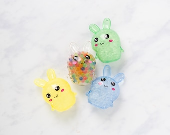 Bunny Jelly Bead Stress Ball Sensory Fidget Toy stocking stuffer for christmas fun squishy toy