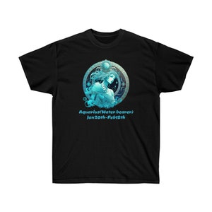 Aquarius Zodiac Galatyca Unisex Ultra Cotton Tee