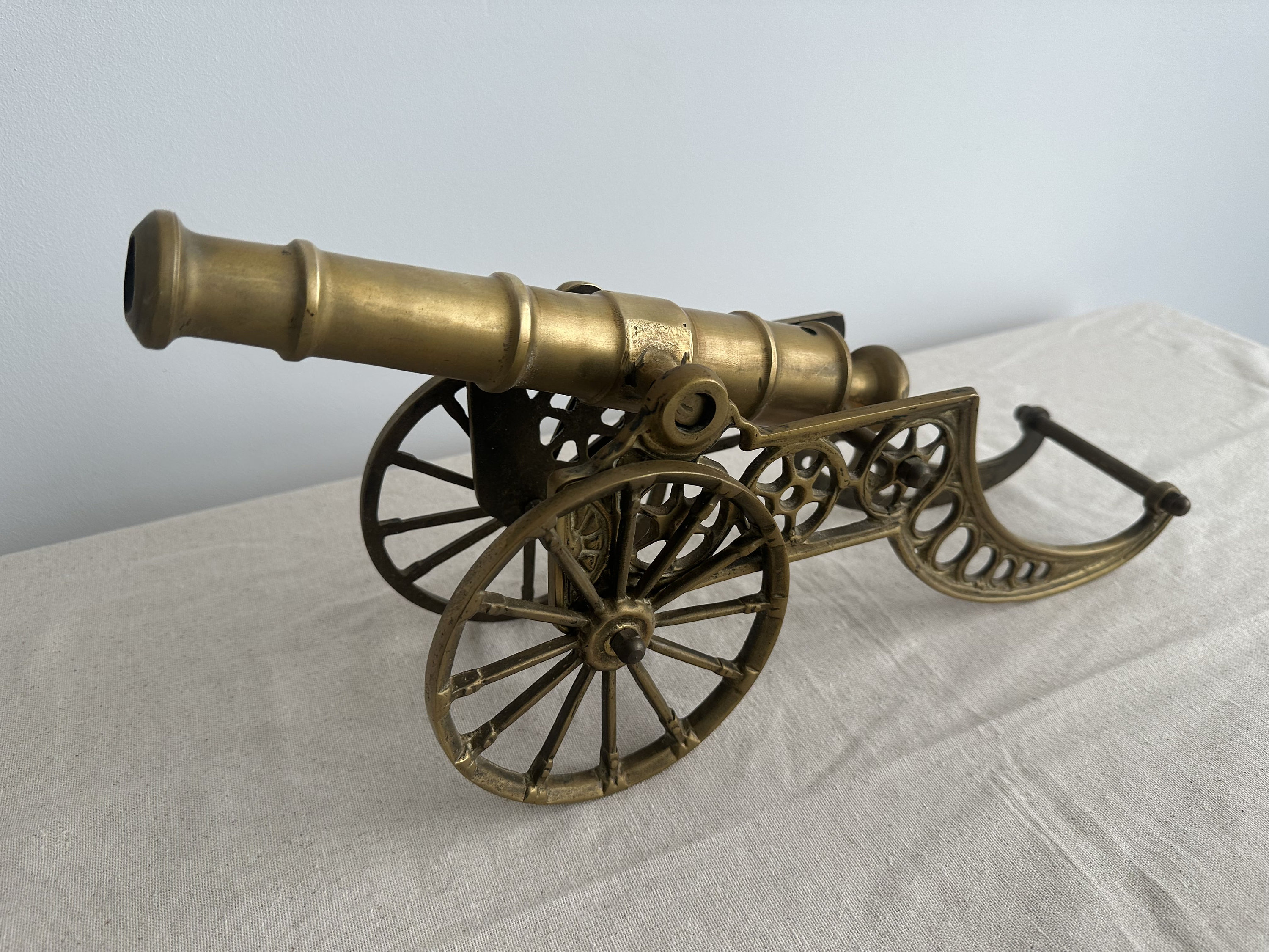 Vintage Pure Brass Cannon Etsy