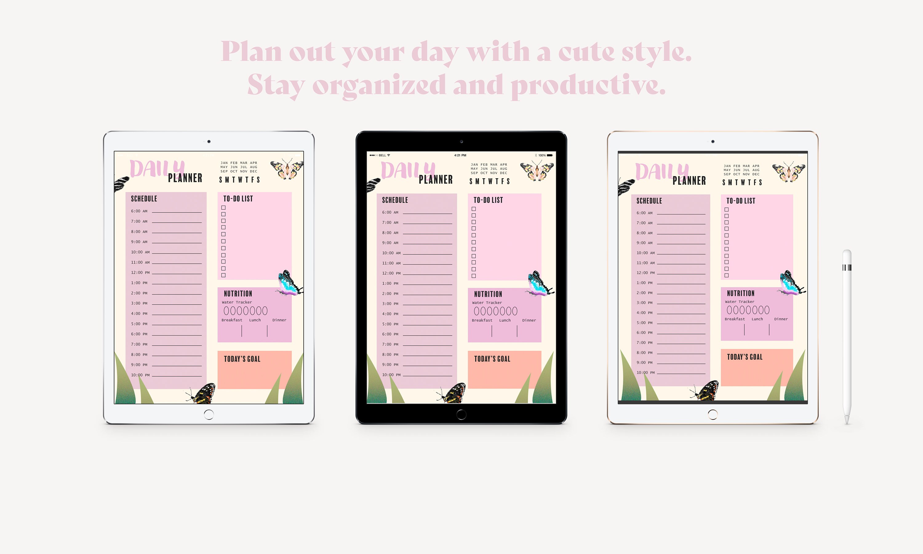Cute Digital Printable Journal Cottage Core Theme Daily Planner To-do ...