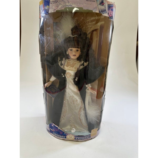 Brass Key Orient Express Dame Eliza Jane Genuine Porcelain Doll 18" NEW in Box
